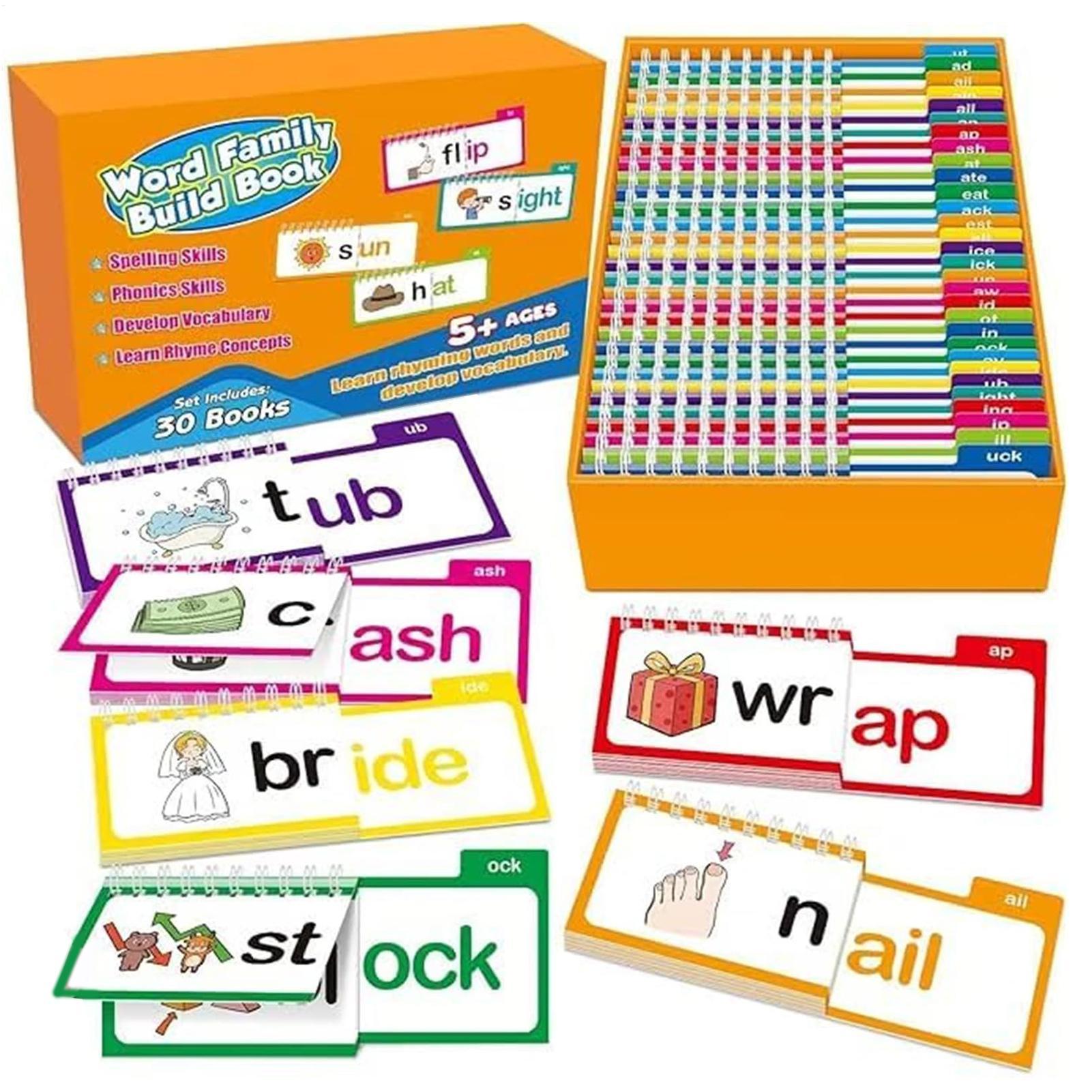 Kids Education Rhymes - หนังสืออ่านเล่นใหม่ 30 เล่ม ฝึกอ่านและทำเสียงหุ่นเสียง สร้างคำศัพท์ เสริมสร้างคำศัพท์