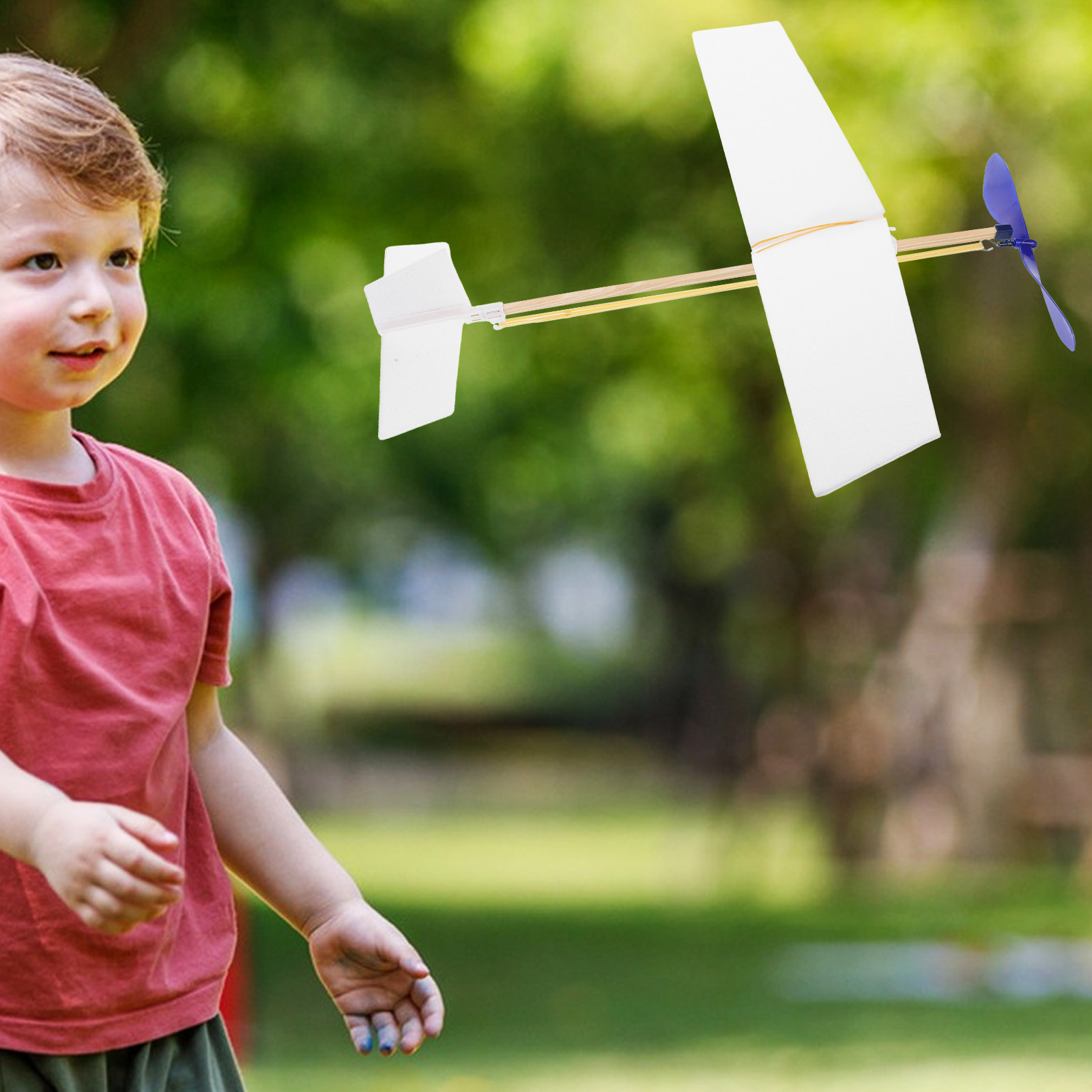 Kids Education Design - ชุดอุปกรณ์เครื่องบินร่อนโฟม DIY พร้อมยางรัด ชุดการศึกษาสำหรับเด็กและผู้ใหญ่ ประกอบง่าย ระบายสีได้