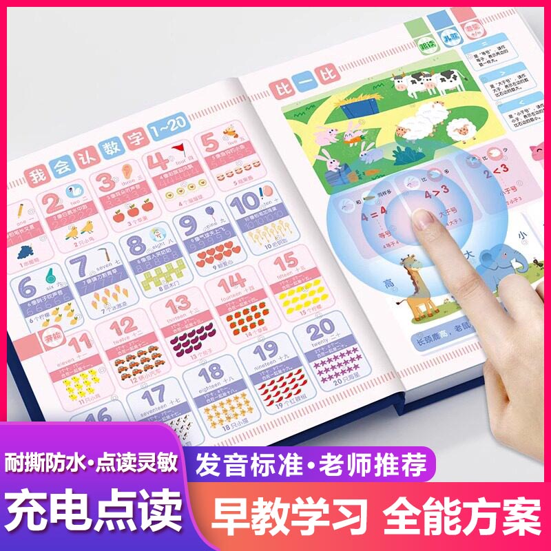 Kids Education Rhymes - หนังสือเสียงเพื่อการศึกษาปฐมวัย, หนังสือสอนตัวอักษรจีนและพินอินสำหรับเด็ก, สารานุกรมความรู้สนุกสนานและบทกลอนสำหรับเด็ก