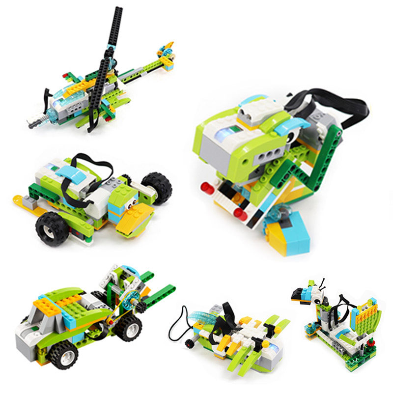 บล็อกตัวต่อการวิเคราะห์ชิ้นส่ว - Coding Robot Toy บทวิจารณ์และราคา