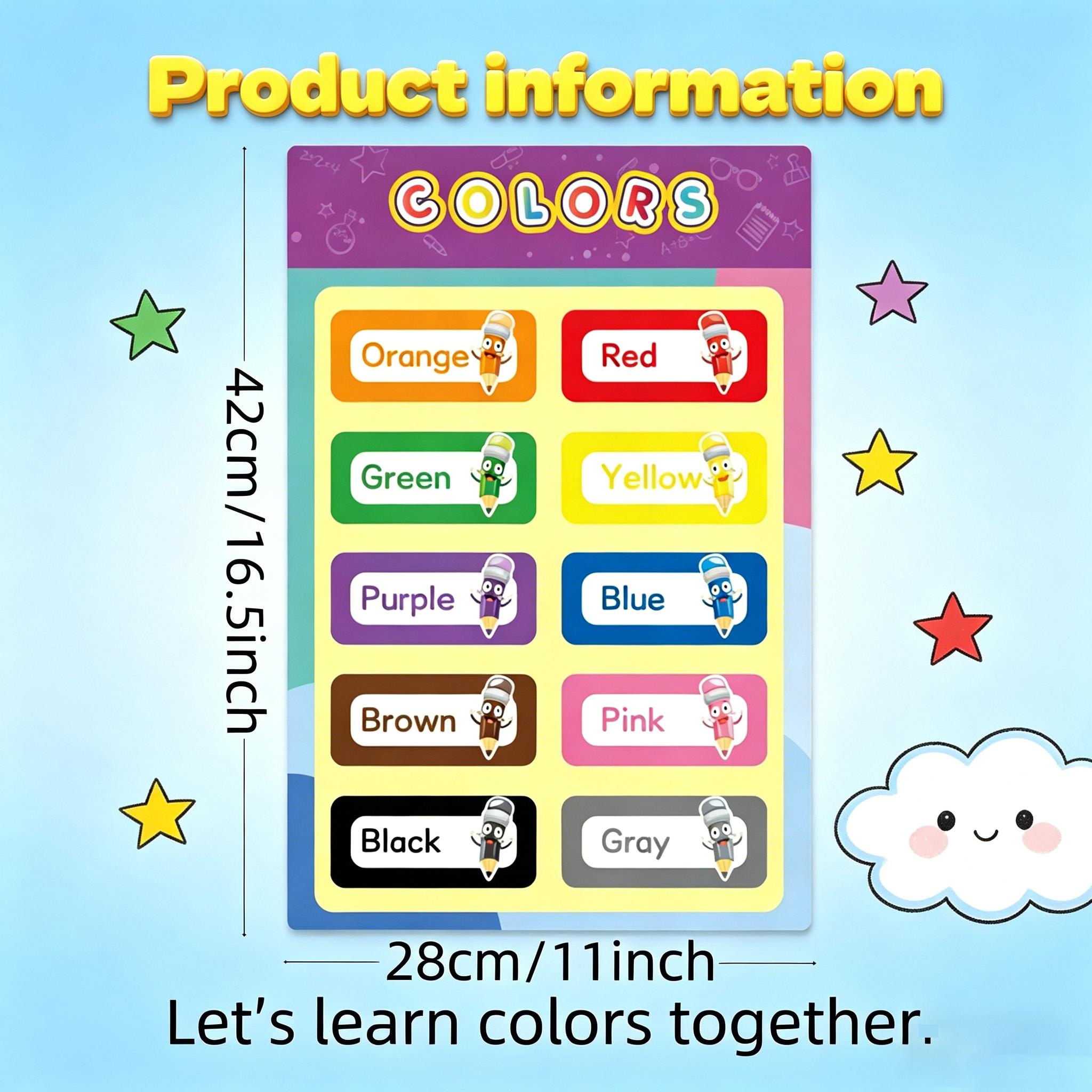 โปสเตอร์การศึกษา 16 ชิ้นสำหรับ - Kids Educational Posters บทวิจารณ์และราคา