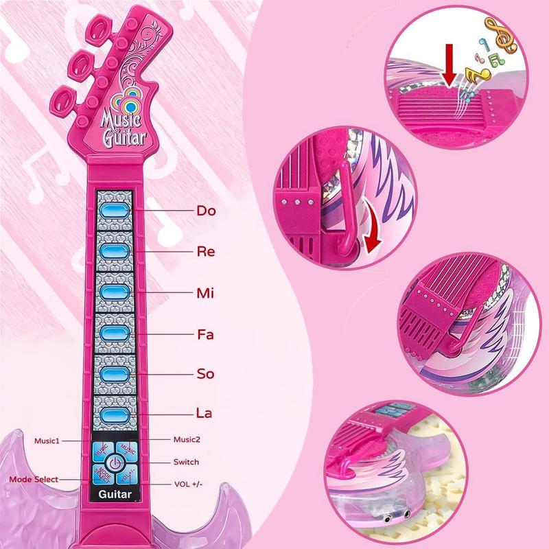 ไมโครโฟนและชุดกีตาร์สําหรับเด็ - Kids Educational Computer บทวิจารณ์และราคา