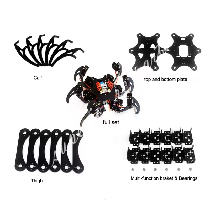 18 DOF อลูมิเนียม Hexapod Spid - Coding Robot Toy บทวิจารณ์และราคา