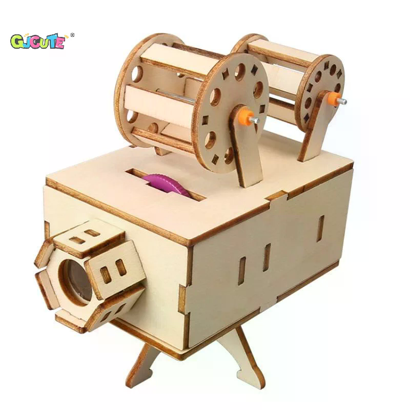 1 ชุด โปรเจคเตอร์ฟิล์มไม้ DIY  - Kids Education Film บทวิจารณ์และราคา