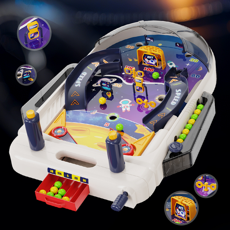 เกมโต๊ะพินบอลอวกาศ ของเล่นครอบ - Kids Education Music บทวิจารณ์และราคา
