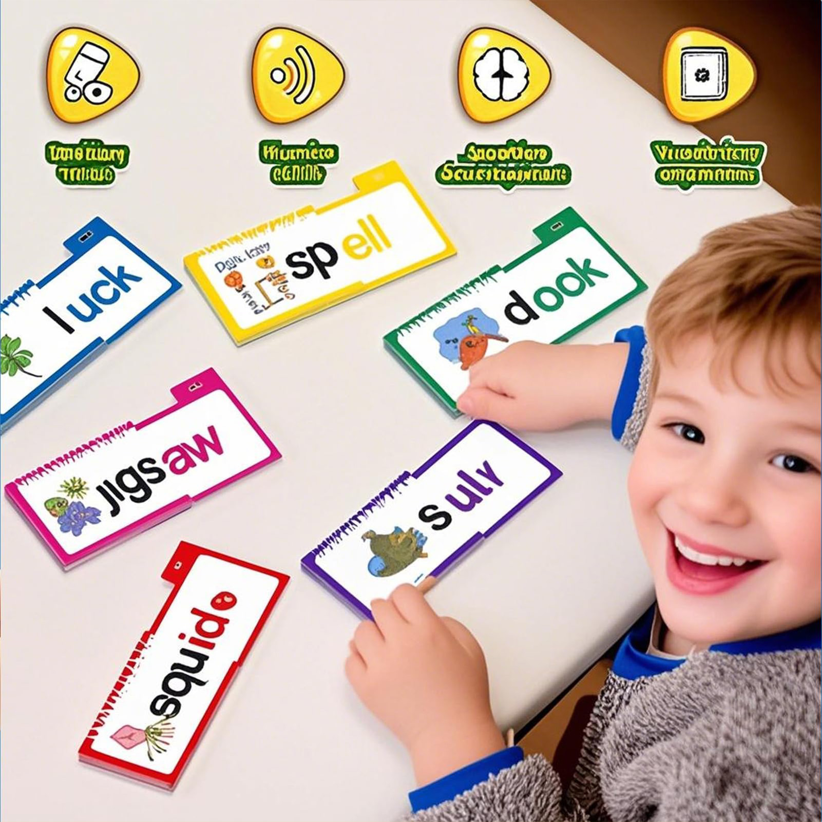 แฟลชการ์ดโฟนิคส์แบบเคลือบสำหรั - Kids Education Rhymes บทวิจารณ์และราคา