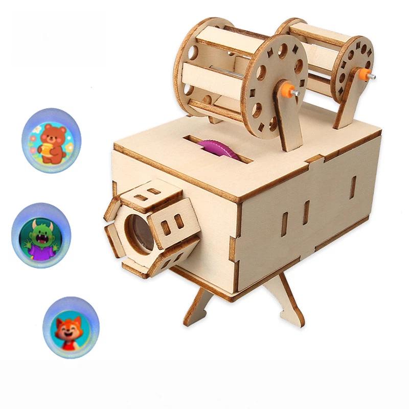 ชุดเครื่องฉายภาพยนตร์ไม้ DIY 1 - Kids Education Film บทวิจารณ์และราคา