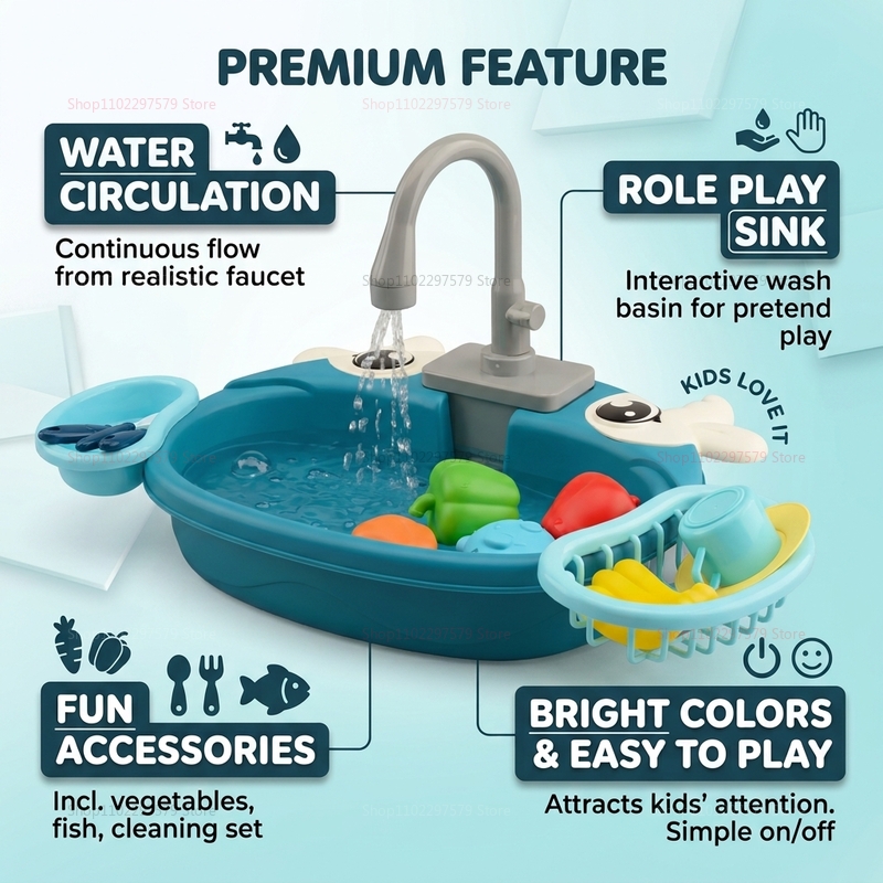 ของเล่นอ่างน้ำแบบโต้ตอบสำหรับเ - Kids Education Design บทวิจารณ์และราคา