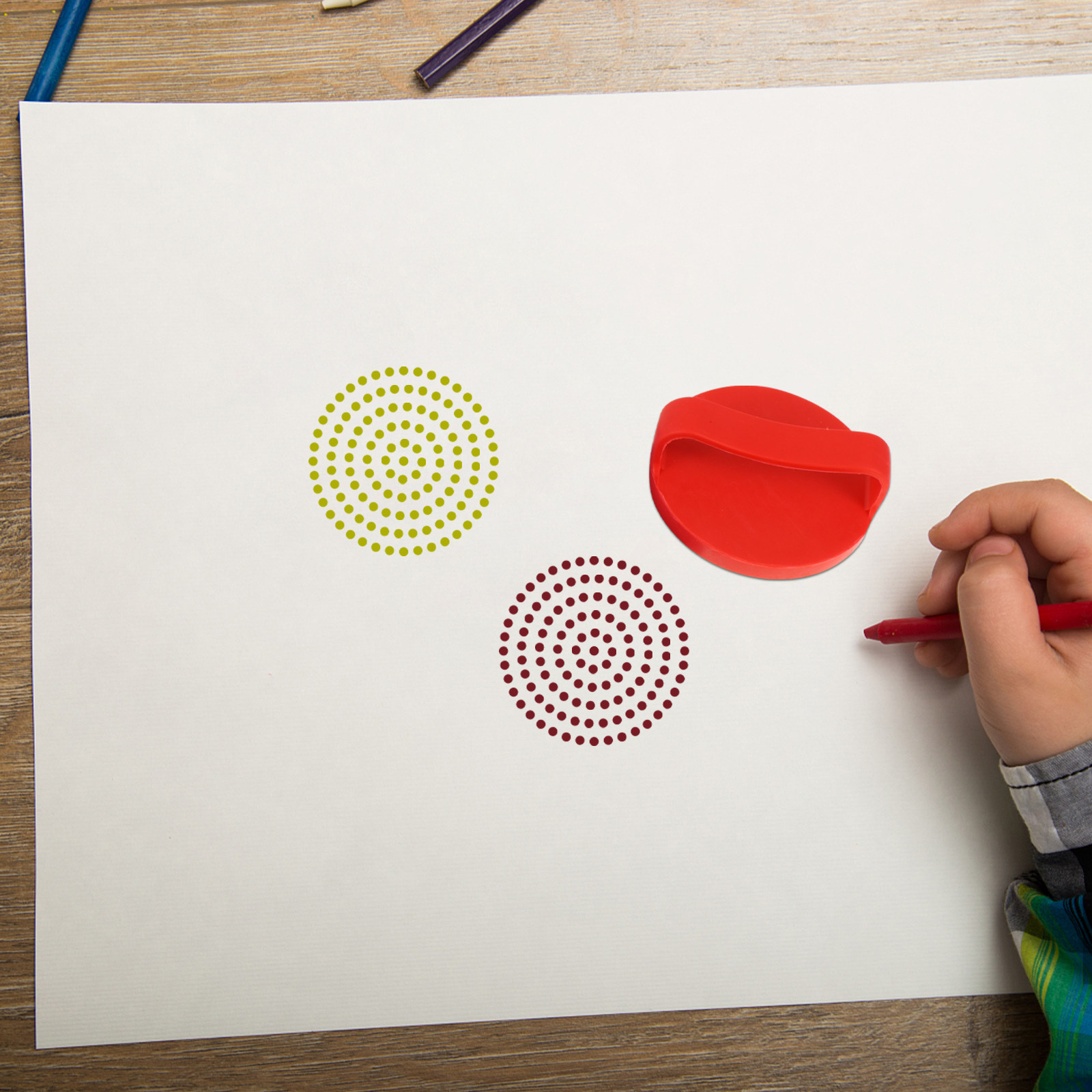 ชุดตราประทับยาง 4 ชิ้น ลายหลาก - Kids Education Design บทวิจารณ์และราคา