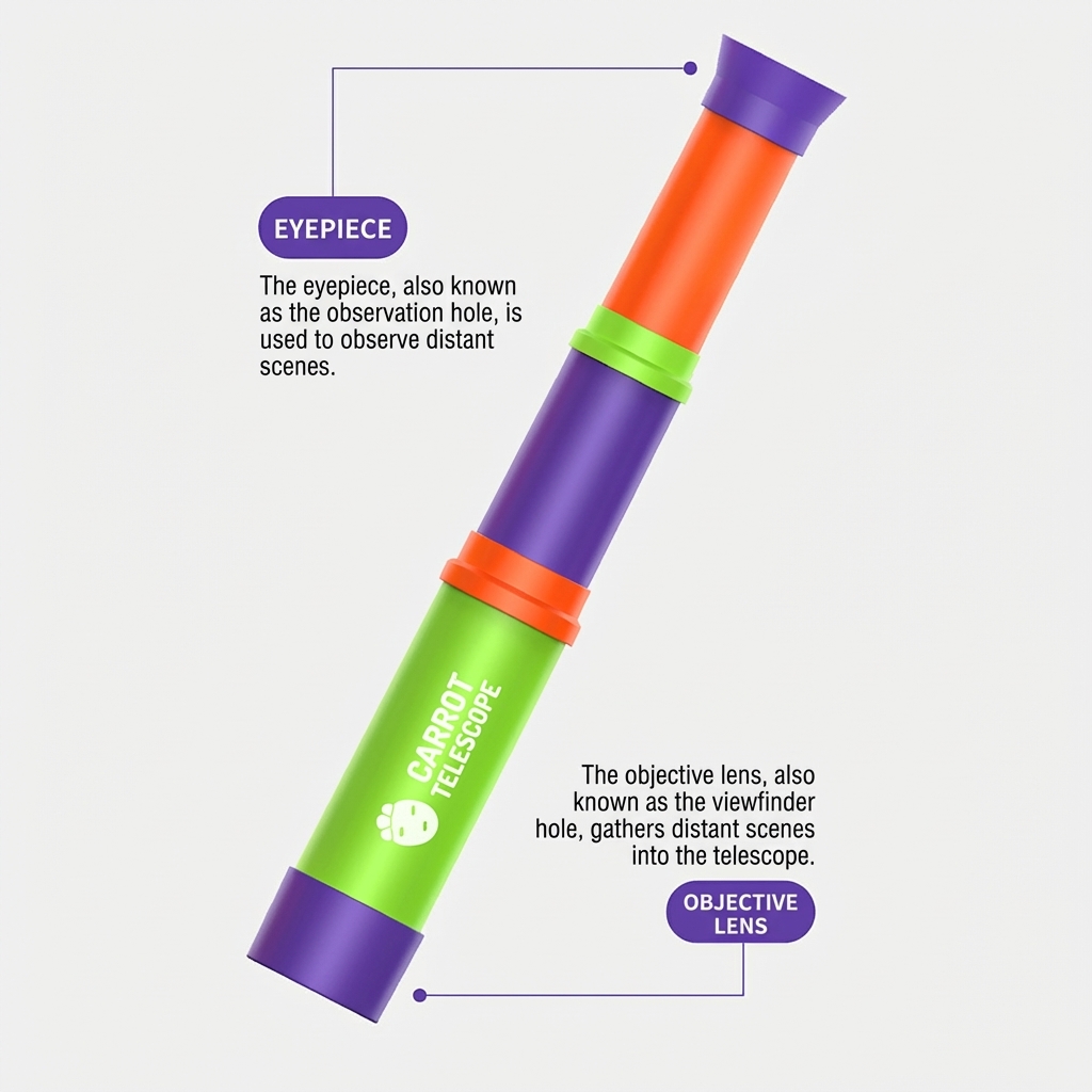 กล้องโทรทรรศน์แบบตาเดียว 8 เท่ - Kids Education Design บทวิจารณ์และราคา