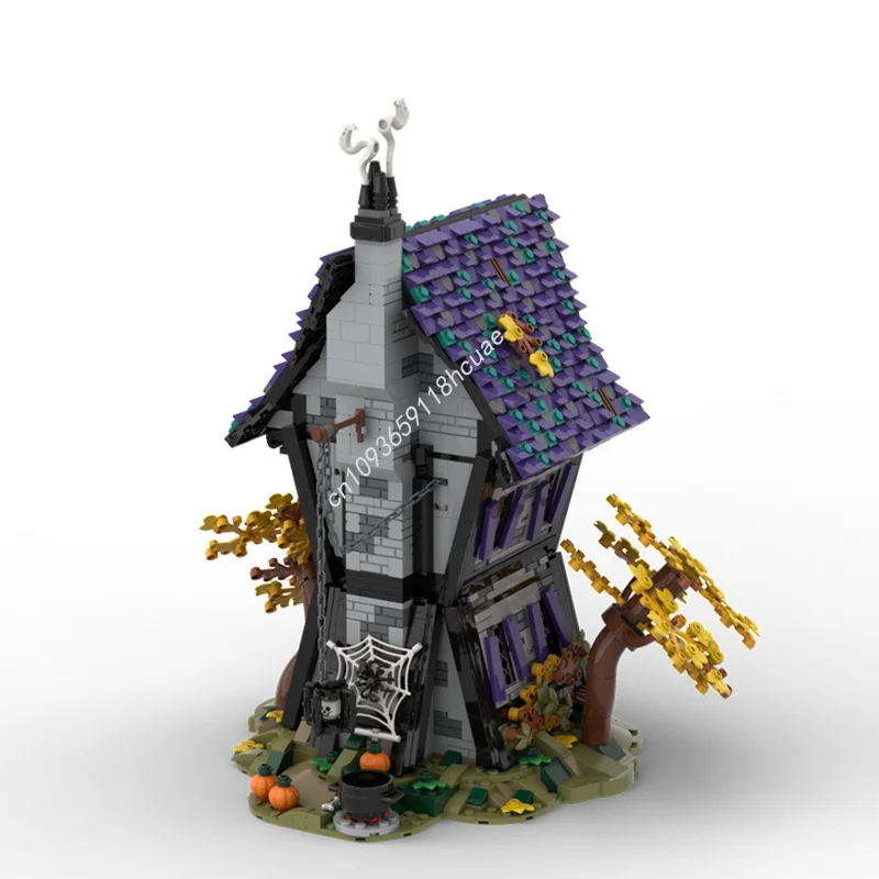 1912 ชิ้น MOC บ้านแม่มด ชุดตัว - Kids Education Design บทวิจารณ์และราคา