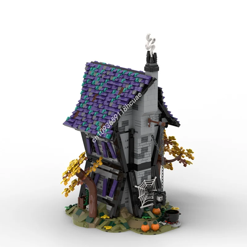 1912 ชิ้น MOC บ้านแม่มด ชุดตัว - Kids Education Design บทวิจารณ์และราคา